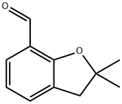 2,2-DIMETHYL-2,3-DIHYDRO-1-BENZOFURAN-7-CARBALDEHYDE Struktur