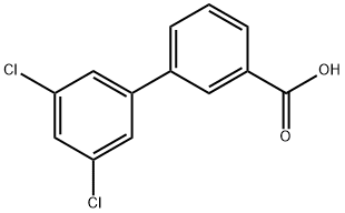 3',5'-DICHLORO-BIPHENYL-3-CARBOXYLIC ACID Struktur