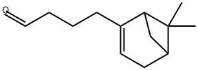 6,6-dimethylbicyclo[3.1.1]hept-2-ene-2-butyraldehyde Struktur