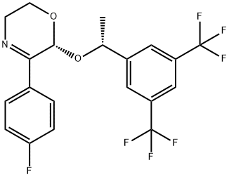 (2R)-2-[(1R)-1-[3,5-ビス(トリフルオロメチル)フェニル]エトキシ]-3-(4-フルオロフェニル)-5,6-ジヒドロ-2H-1,4-オキサジン price.