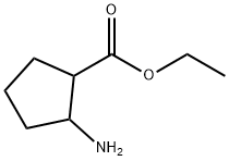 Cyclopentanecarboxylic  acid,  2-amino-,  ethyl  ester Struktur