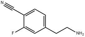 Benzonitrile, 4-(2-aminoethyl)-2-fluoro- (9CI) Struktur