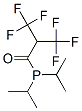 Phosphine, bis(1-methylethyl)[3,3,3-trifluoro-1-oxo-2-(trifluoromethyl )propyl]- Struktur