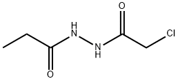 propanoic acid, 2-(2-chloroacetyl)hydrazide Struktur