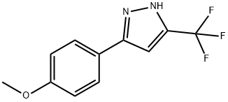 5-(TRIFLUOROMETHYL)-3-(4-METHOXYPHENYL)-1H-PYRAZOLE Struktur