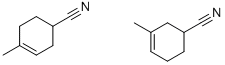 3(OR 4)-METHYL-3-CYCLOHEXENECARBONITRILE Struktur