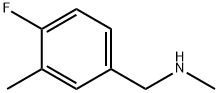 Benzenemethanamine, 4-fluoro-N,3-dimethyl- (9CI) Struktur