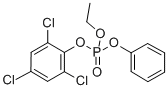 Ethyl phenyl 2,4,6-trichlorophenyl phosphate Struktur