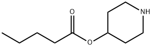 Pentanoic acid, 4-piperidinyl ester (9CI) Struktur