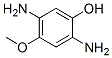 Phenol,  2,5-diamino-4-methoxy- Struktur