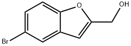 (5-BROMO-1-BENZOFURAN-2-YL)METHANOL Structure