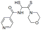 N-(morpholine-4-carbothioylsulfanylmethyl)pyridine-4-carboxamide Struktur