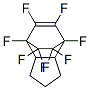 4,5,6,7,8,8,9,9-Octafluoro-2,3,3a,4,7,7a-hexahydro-4,7-ethano-1H-indene Struktur