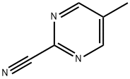 2-Pyrimidinecarbonitrile, 5-methyl- (9CI) Struktur