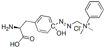 tyrosine-4-azophenyltrimethylammonium chloride Struktur