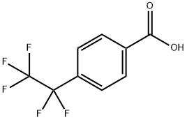 4-(pentafluoroethyl)benzoic acid Struktur