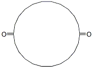 1,12-Cyclodocosanedione Struktur