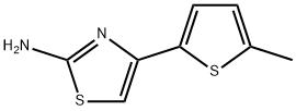 4-(5-METHYL-THIOPHEN-2-YL)-THIAZOL-2-YLAMINE Struktur