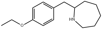 2-[(4-ETHOXYPHENYL)METHYL]HEXAHYDRO-1H-AZEPINE Struktur