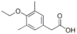 Benzeneacetic acid, 4-ethoxy-3,5-dimethyl- (9CI) Struktur