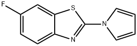 Benzothiazole, 6-fluoro-2-(1H-pyrrol-1-yl)- (9CI) Struktur