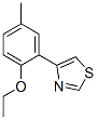 Thiazole, 4-(2-ethoxy-5-methylphenyl)- (9CI) Struktur