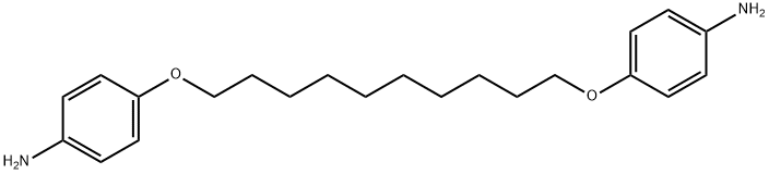 4,4'-(1,10-Decanediyl)dioxydianiline Struktur