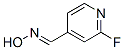 4-Pyridinecarboxaldehyde,2-fluoro-,oxime(9CI) Struktur