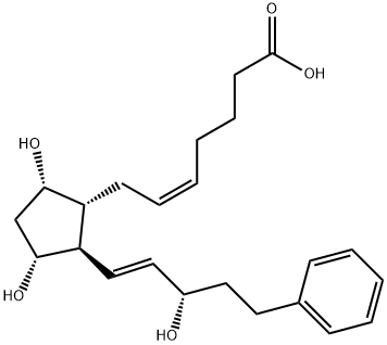 17-PHENYL TRINOR PROSTAGLANDIN F2ALPHA Struktur