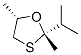 1,3-Oxathiolane,2,5-dimethyl-2-(1-methylethyl)-,cis-(9CI) Struktur