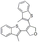 3,4-BIS-(3-METHYL-BENZO[B]THIOPHEN-2-YL)-2,5-DIHYDRO-FURAN Struktur