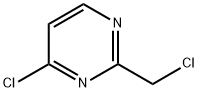 4-CHLORO-2-(CHLOROMETHYL)PYRIMIDINE Struktur