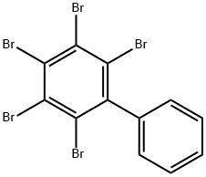 1,2,3,4,5-pentabromo-6-phenyl-benzene Struktur