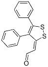 (4,5-Diphenyl-3H-1,2-dithiol-3-ylidene)acetaldehyde Struktur