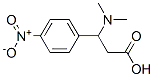 3-dimethylamino-3-(4-nitrophenyl)propanoic acid Struktur