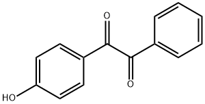 1-(4-Hydroxyphenyl)-2-phenylethan-1,2-dion Struktur