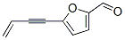 2-Furancarboxaldehyde, 5-(3-buten-1-ynyl)- (9CI) Struktur