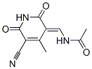 Acetamide, N-[(5-cyano-1,6-dihydro-4-methyl-2,6-dioxo-3(2H)-pyridinylidene)methyl]- (9CI) Struktur