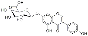 Genistein 7-β-D-Glucuronide Struktur