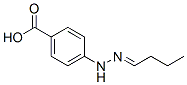 Benzoic acid, 4-(butylidenehydrazino)- (9CI) Struktur