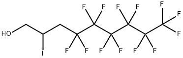 2-IODO-1H,1H,2H,3H,3H-PERFLUORONONAN-1-OL Struktur