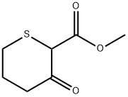 Methyl 3-oxotetrahydro-2H-thiopyran-2-carboxylate Struktur