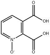 Pyridine-2,3-dicarboxylic acid N-oxide Struktur