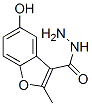 3-Benzofurancarboxylicacid,5-hydroxy-2-methyl-,hydrazide(9CI) Struktur