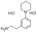 3-Piperidinophenethylamine dihydrochloride Struktur