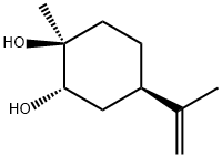 (+)-(1S,2S,4R)-Limonene  glycol,  (+)-1-Hydroxyneodihydrocarveol,  (1S,2S,4R)-(+)-p-Menth-8-en-1,2-diol,  (1S,2S,4R)-(+)-4-Isopropenyl-1-methylcyclohexan-1,2-diol,  (1S,2S,4R)-8-p-Menth-8-ene-1,2-diol Struktur