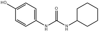 1-cyclohexyl-3-(4-hydroxyphenyl)urea Struktur