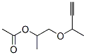 1-[(1-Methyl-2-propynyl)oxy]-2-propanol acetate Struktur