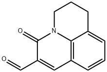 5-OXO-2,3-DIHYDRO-1H,5H-PYRIDO[3,2,1-IJ]QUINOLINE-6-CARBALDEHYDE
 Struktur