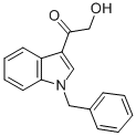 1-Benzyl-3-hydroxyacetylindole Struktur